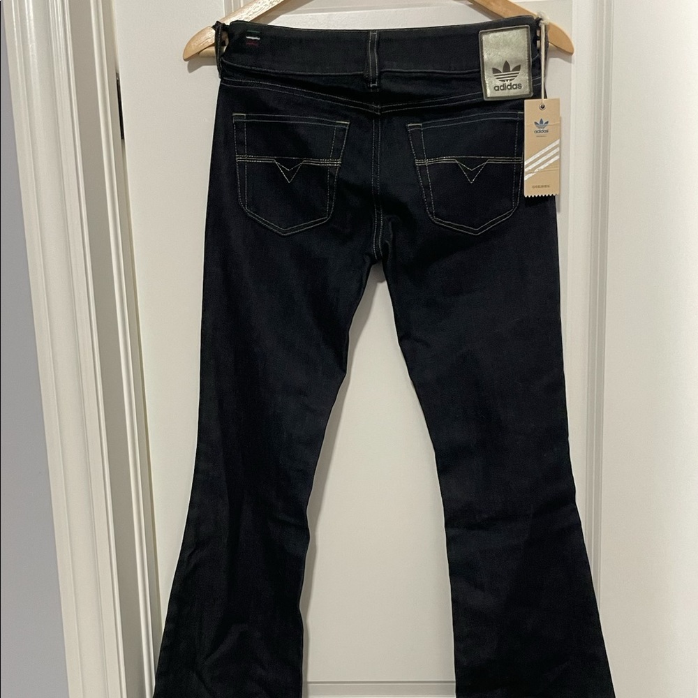Women’s Adidas Diesel Adi Louvely Dark Wash Blue Jeans New with Tags